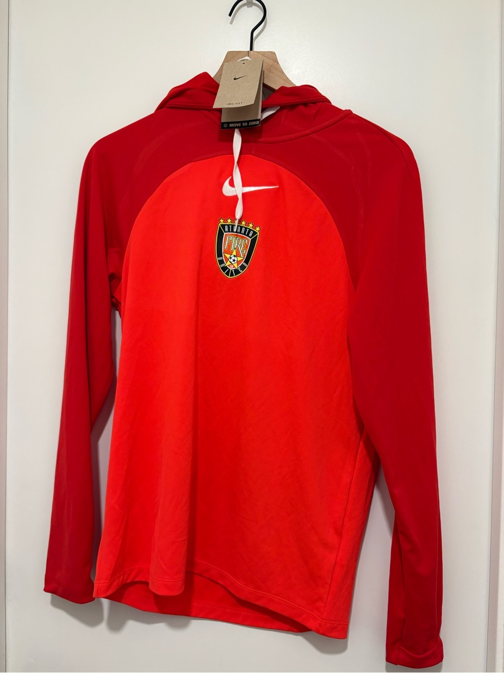 Nike Men’s Red Crewneck Soccer Hoodie
